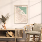 redwood city, california map poster - image 3