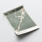 key largo, florida map poster - image 4