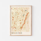 mission viejo, california map poster - image 1