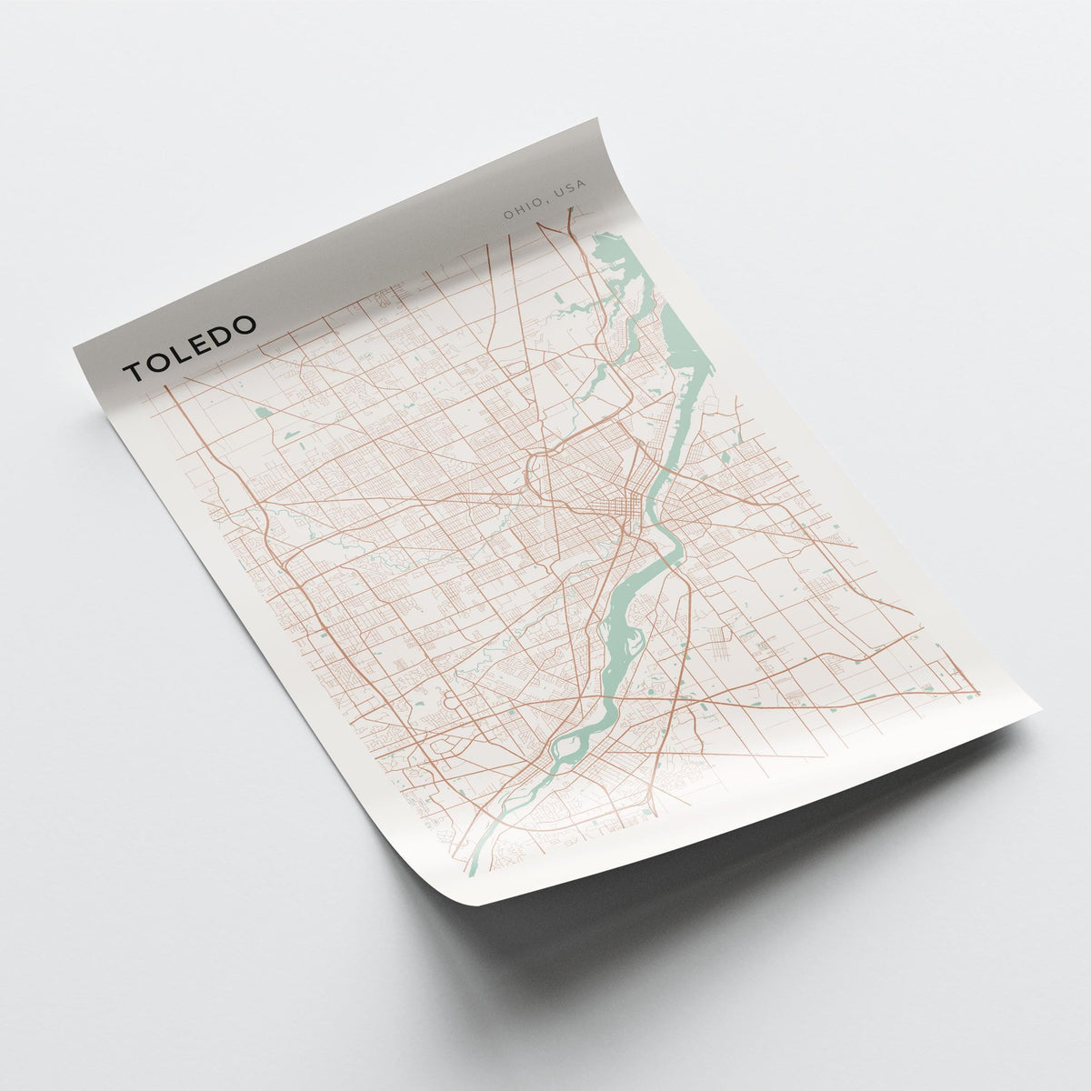 toledo, ohio map poster - image 4