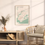 mount pleasant, south carolina map poster - image 3