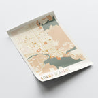 coeur d'alene, idaho map poster - image 4