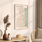 west palm beach, florida map poster - image 2