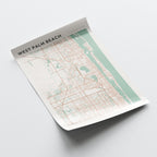 west palm beach, florida map poster - image 4