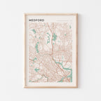 medford, massachusetts map poster - image 1