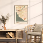 oxnard, california map poster - image 3