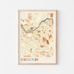 schenectady, new york map poster - image 1