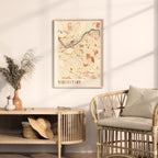 schenectady, new york map poster - image 3