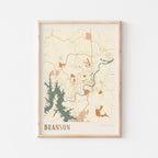 branson, missouri map poster - image 1