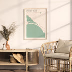 stinson beach, california map poster - image 3