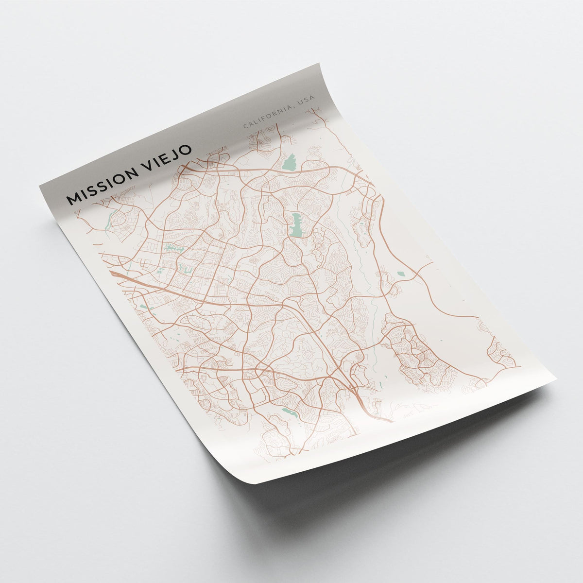 mission viejo, california map poster - image 4