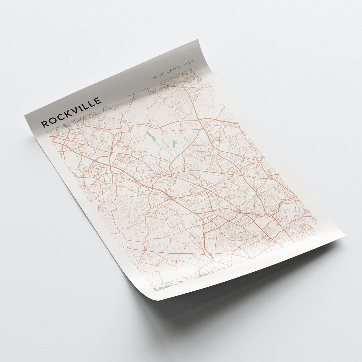 rockville, maryland map poster - image 4