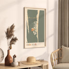 cocoa beach, florida map poster - image 2