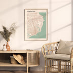 pensacola, florida map poster - image 3