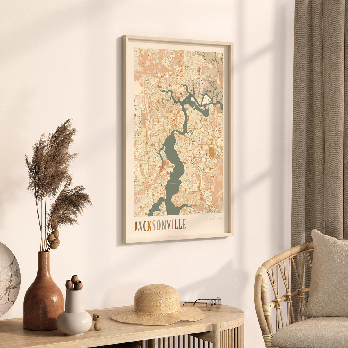jacksonville, florida map poster - image 2