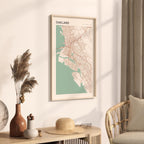 oakland, california map poster - image 2
