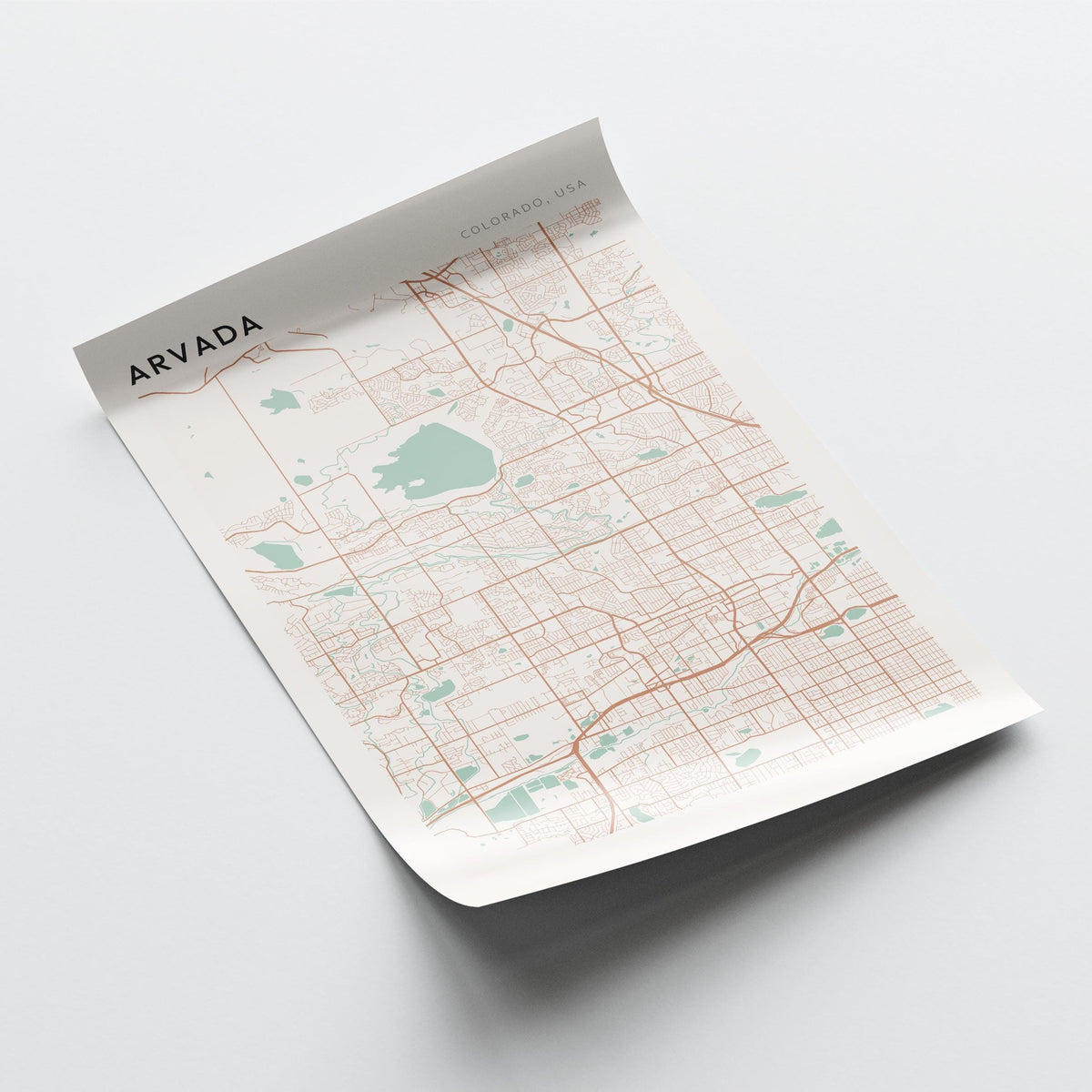 arvada, colorado map poster - image 4