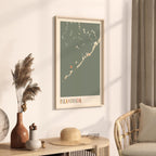 islamorada, florida map poster - image 2