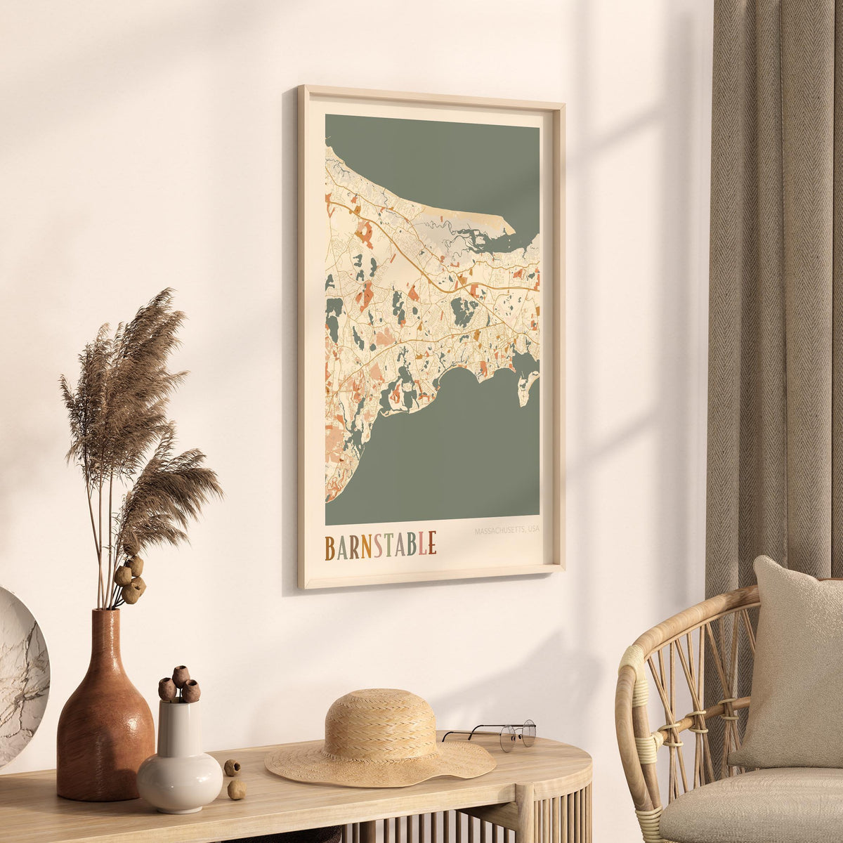 barnstable, massachusetts map poster - image 3