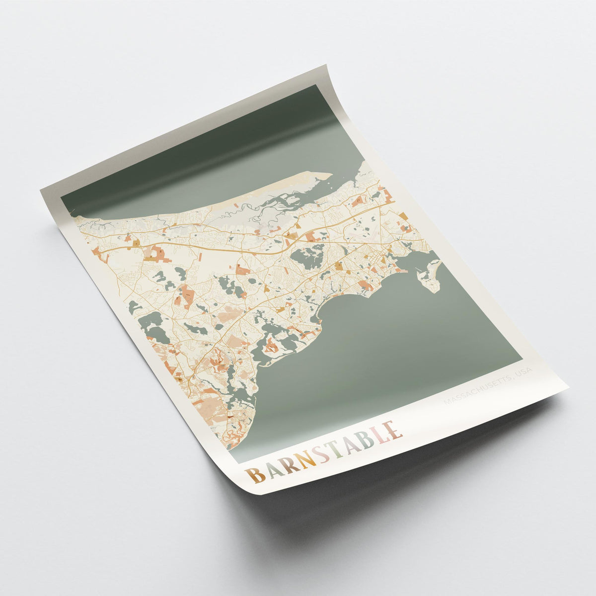 barnstable, massachusetts map poster - image 4