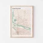 vancouver, washington map poster - image 1