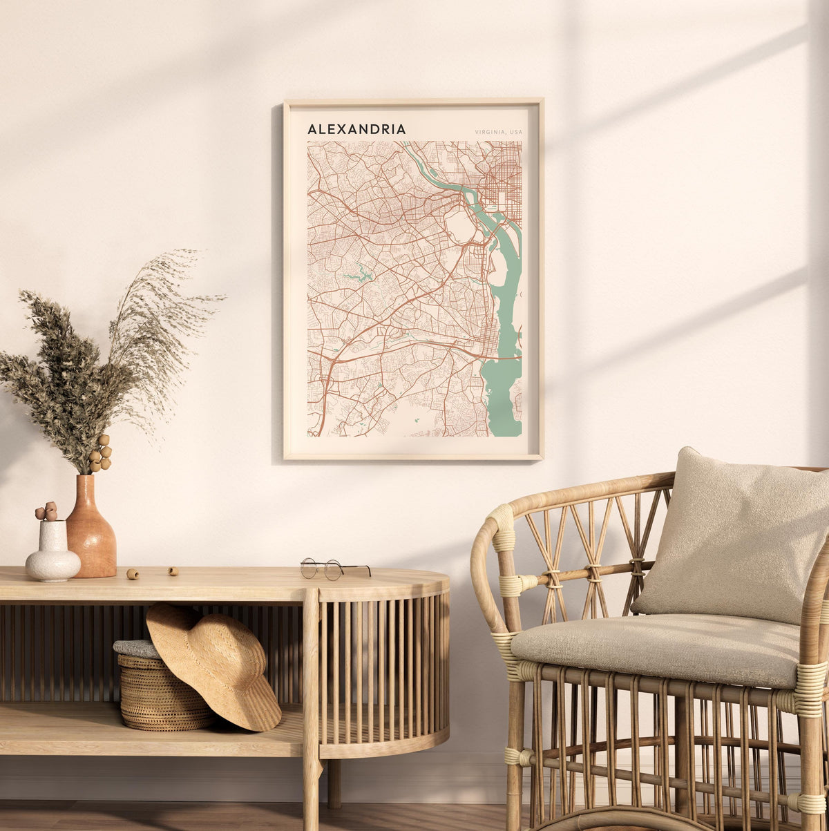 alexandria, virginia map poster - image 3