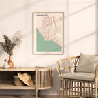 dana point, california map poster - image 3