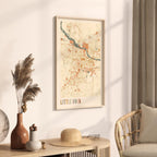 little rock, arkansas map poster - image 2
