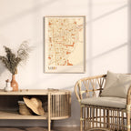 sandy, utah map poster - image 3