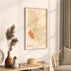 el paso, texas map poster - image 3