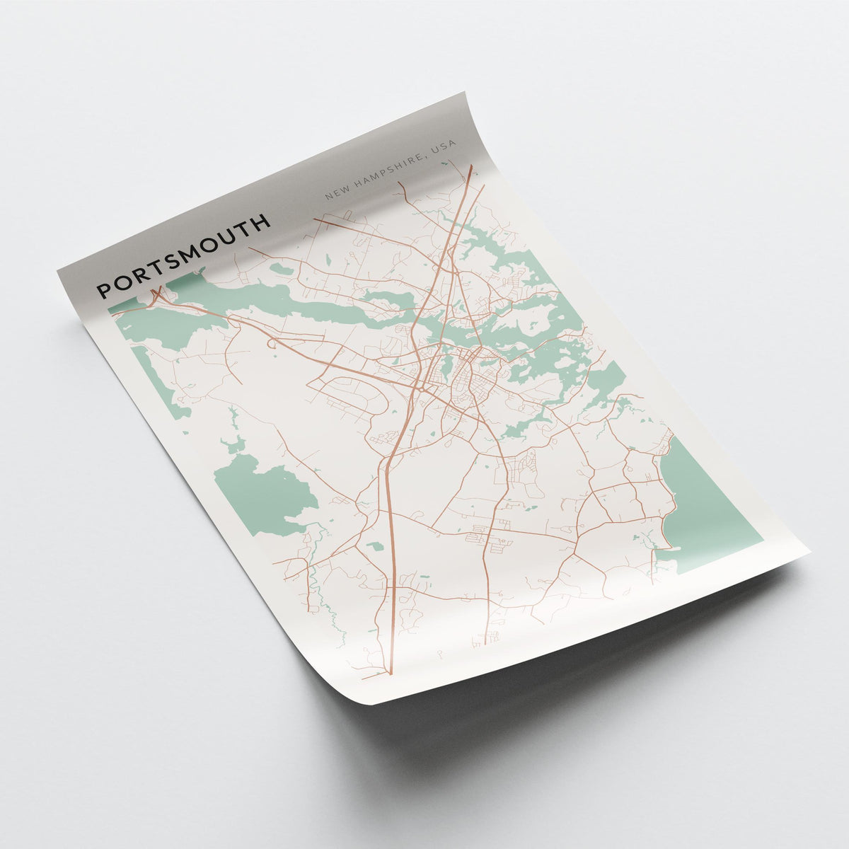 portsmouth, new hampshire map poster - image 4