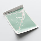 key largo, florida map poster - image 4