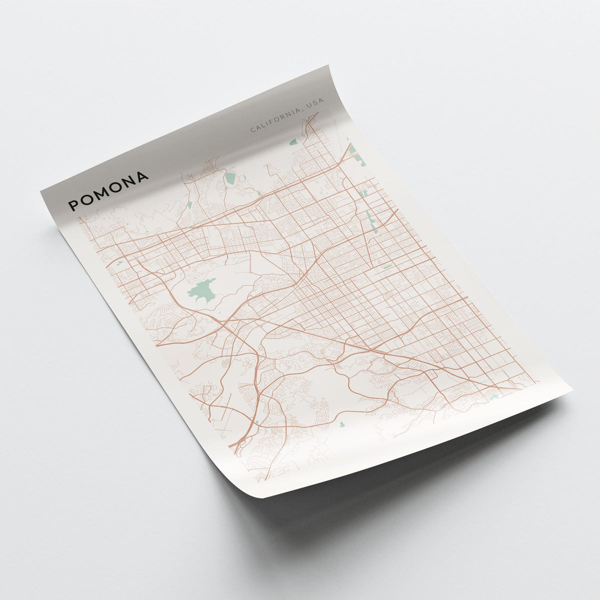 pomona, california map poster - image 4