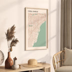 coral gables, florida map poster - image 2