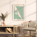 kill devil hills, north carolina map poster - image 3