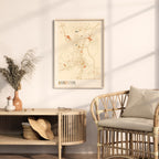 anniston, alabama map poster - image 3