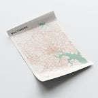 baltimore, maryland map poster - image 4