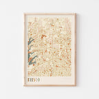 frisco, texas map poster - image 1