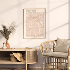 garden grove, california map poster - image 3