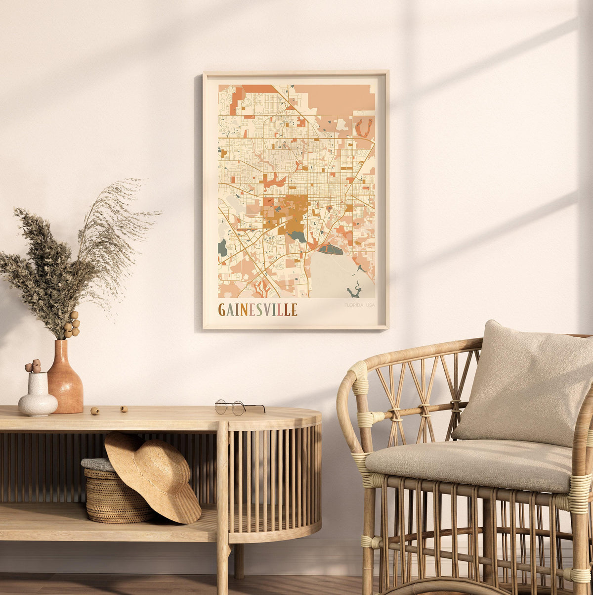 gainesville, florida map poster - image 3