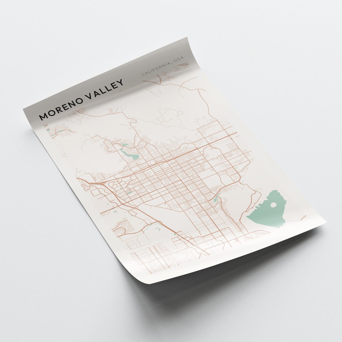 moreno valley, california map poster - image 4