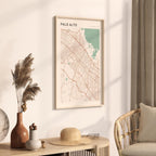 palo alto, california map poster - image 2