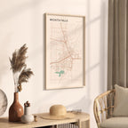 wichita falls, texas map poster - image 2