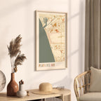 playa del rey, california map poster - image 2