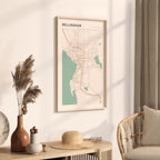 bellingham, washington map poster - image 2