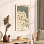 foster city, california map poster - image 2