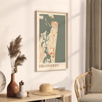 fernandina beach, florida map poster - image 2