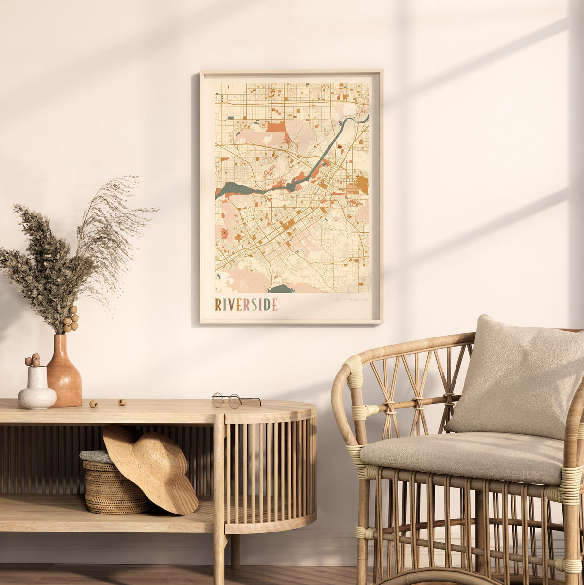 riverside, california map poster - image 3
