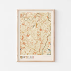 montclair, new jersey map poster - image 1