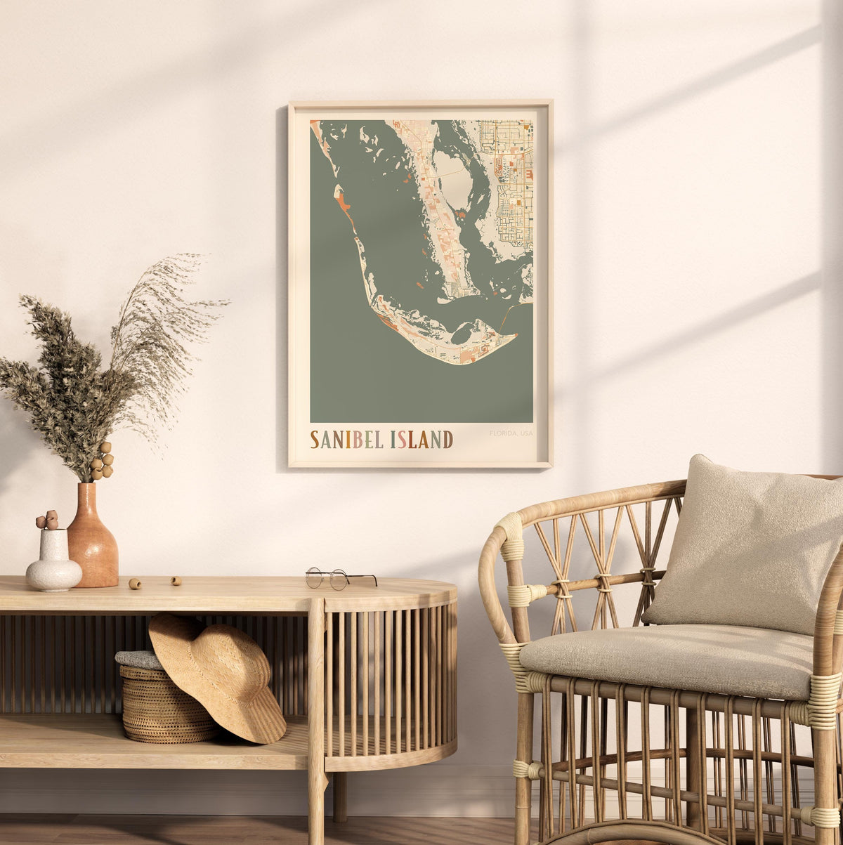 sanibel island, florida map poster - image 3